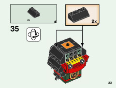LEGO 40490 instructions page 33 – build guide