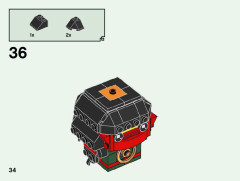 LEGO 40490 instructions page 34 – build guide