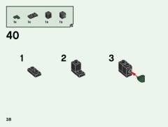 LEGO 40490 instructions page 38 – build guide