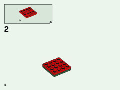 LEGO 40490 instructions page 4 – build guide