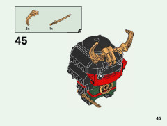 LEGO 40490 instructions page 45 – build guide