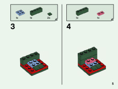 LEGO 40490 instructions page 5 – build guide