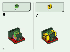 LEGO 40490 instructions page 8 – build guide