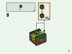 LEGO 40490 instructions page 9 – build guide