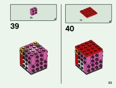 LEGO 40490 instructions page 33 – build guide