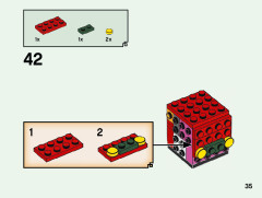 LEGO 40490 instructions page 35 – build guide