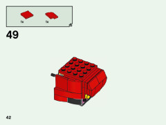 LEGO 40490 instructions page 42 – build guide