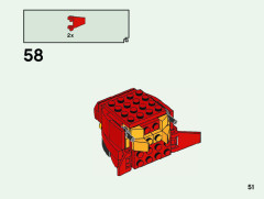 LEGO 40490 instructions page 51 – build guide