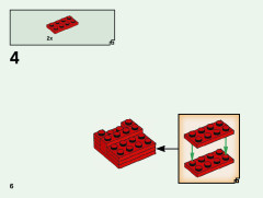 LEGO 40490 instructions page 6 – build guide