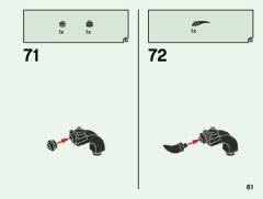 LEGO 40490 instructions page 61 – build guide