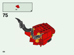 LEGO 40490 instructions page 64 – build guide