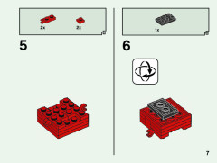 LEGO 40490 instructions page 7 – build guide