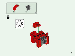 LEGO 40490 instructions page 9 – build guide