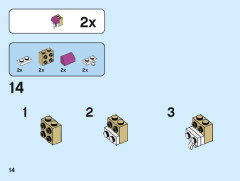 LEGO 40492 instructions page 14 – build guide