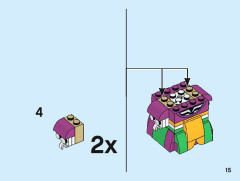 LEGO 40492 instructions page 15 – build guide