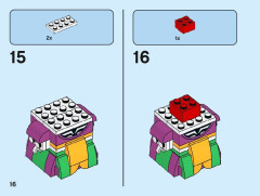 LEGO 40492 instructions page 16 – build guide