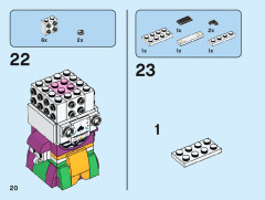 LEGO 40492 instructions page 20 – build guide