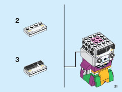 LEGO 40492 instructions page 21 – build guide