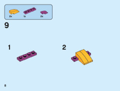 LEGO 40492 instructions page 8 – build guide
