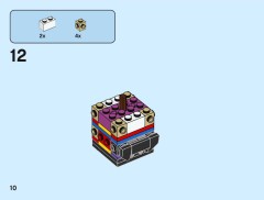 LEGO 40493 instructions page 10 – build guide