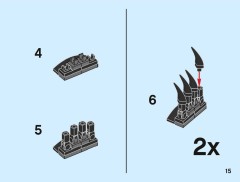 LEGO 40493 instructions page 15 – build guide