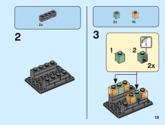 LEGO 40493 instructions page 19 – build guide