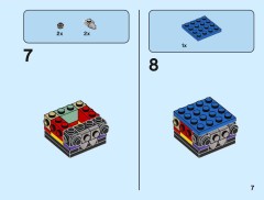 LEGO 40493 instructions page 7 – build guide
