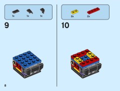 LEGO 40493 instructions page 8 – build guide
