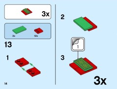 LEGO 40494 instructions page 14 – build guide