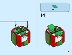 LEGO 40494 instructions page 15 – build guide
