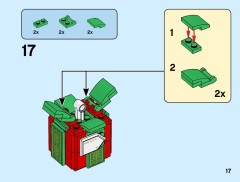 LEGO 40494 instructions page 17 – build guide