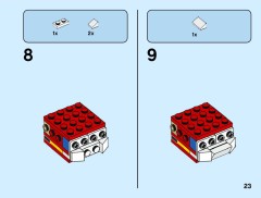 LEGO 40494 instructions page 23 – build guide