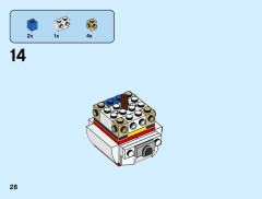 LEGO 40494 instructions page 28 – build guide