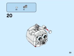 LEGO 40494 instructions page 33 – build guide