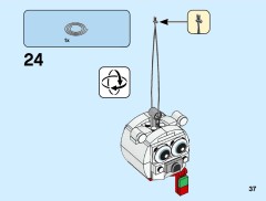 LEGO 40494 instructions page 37 – build guide
