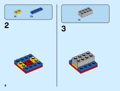 LEGO 40494 instructions page 4 – build guide
