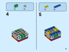 LEGO 40494 instructions page 5 – build guide