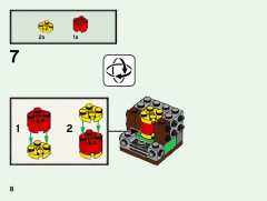 LEGO 40495 instructions page 8 – build guide