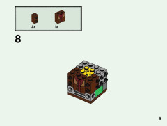 LEGO 40495 instructions page 9 – build guide