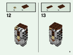 LEGO 40495 instructions page 9 – build guide