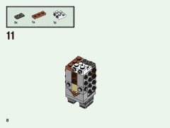 LEGO 40495 instructions page 8 – build guide