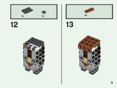 LEGO 40495 instructions page 9 – build guide