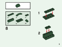 LEGO 40496 instructions page 9 – build guide