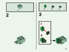 LEGO 40496 instructions page 3 – build guide