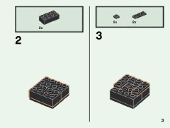 LEGO 40496 instructions page 3 – build guide
