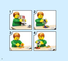 LEGO 40499 instructions page 2 – build guide