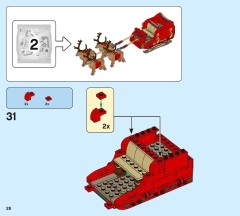 LEGO 40499 instructions page 28 – build guide