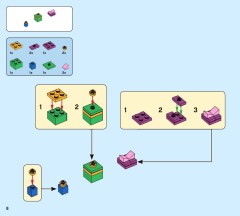 LEGO 40499 instructions page 8 – build guide