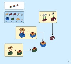 LEGO 40499 instructions page 9 – build guide
