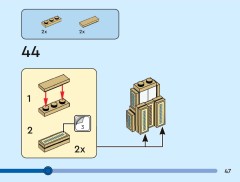 LEGO 40519 instructions page 47 – build guide